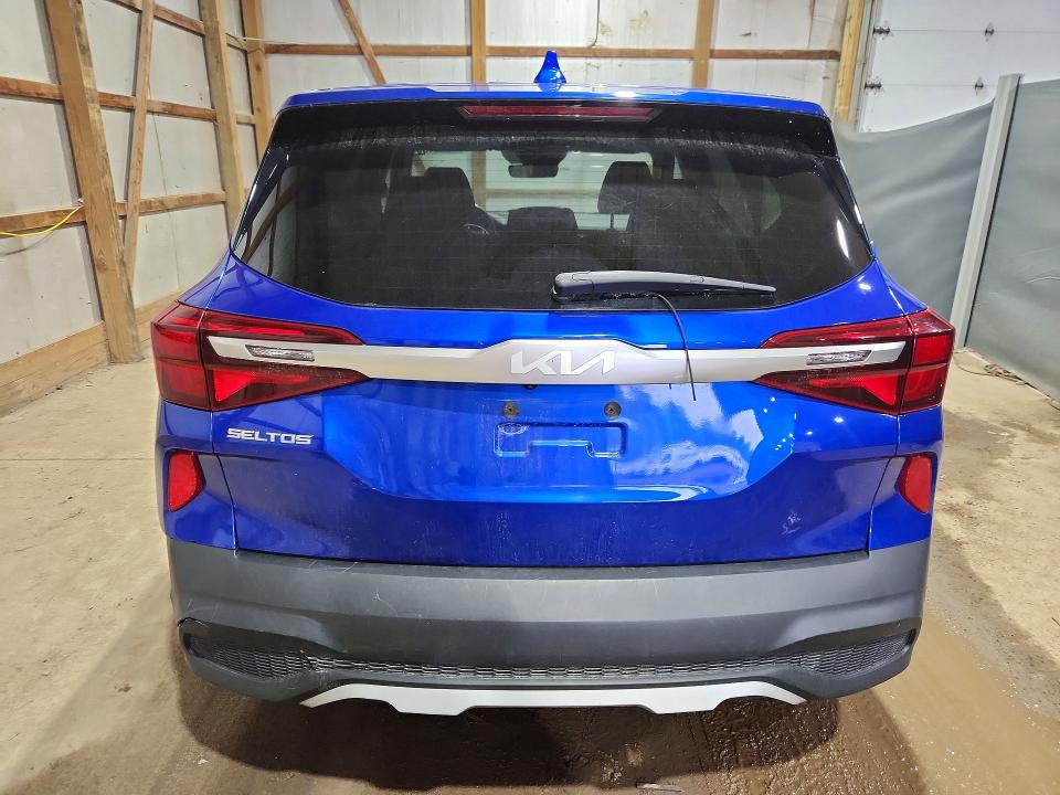 2022 Kia Seltos VIN KNDEPCAA5N7238158 COPART salvage auction — HAIL, Oh - Cert Of Title-Salvage, sold $5,900 on 2026-07-09 (photo 6)