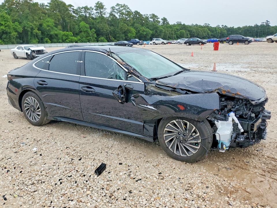 2025 Hyundai Sonata VIN KMHL54JJ2SA127368 COPART salvage auction — FRONT END, Tx - Salvage Vehicle Title, sold $7,400 on 2026-07-28 (photo 4)