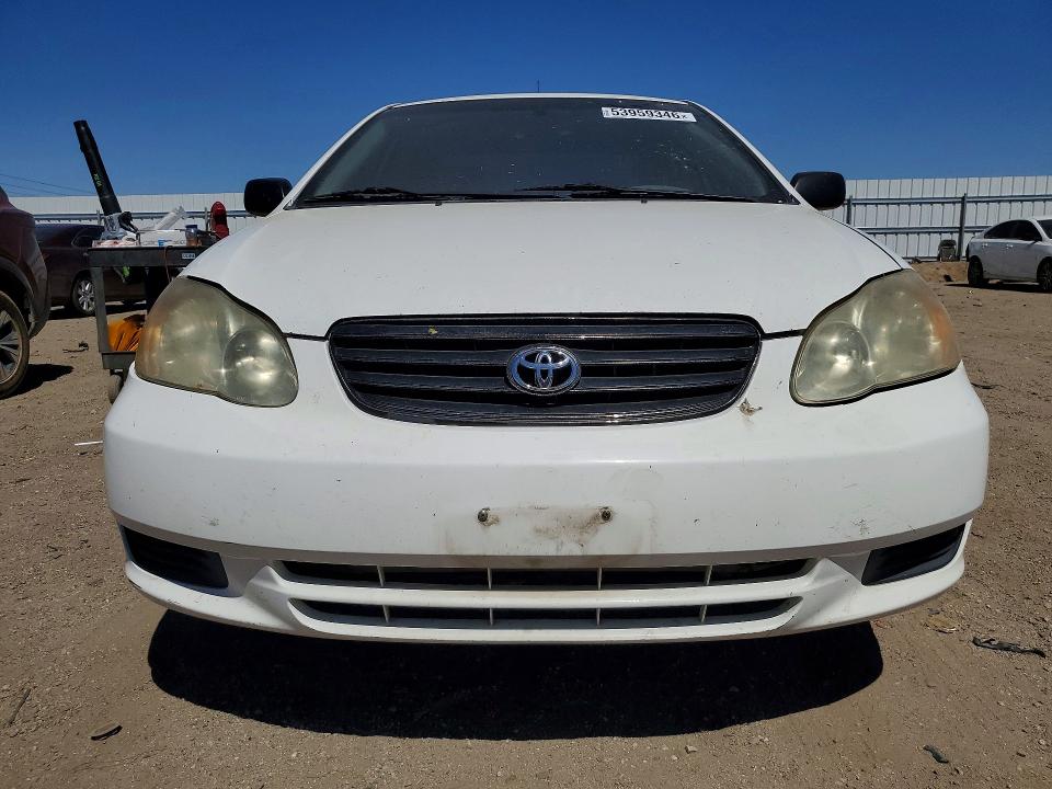 2003 Toyota Corolla VIN JTDBR32E430020359 COPART salvage auction — NORMAL WEAR, Ca - Dis/Dlr/Exp Only Clean Title, sold $500 on 2026-07-20 (photo 5)