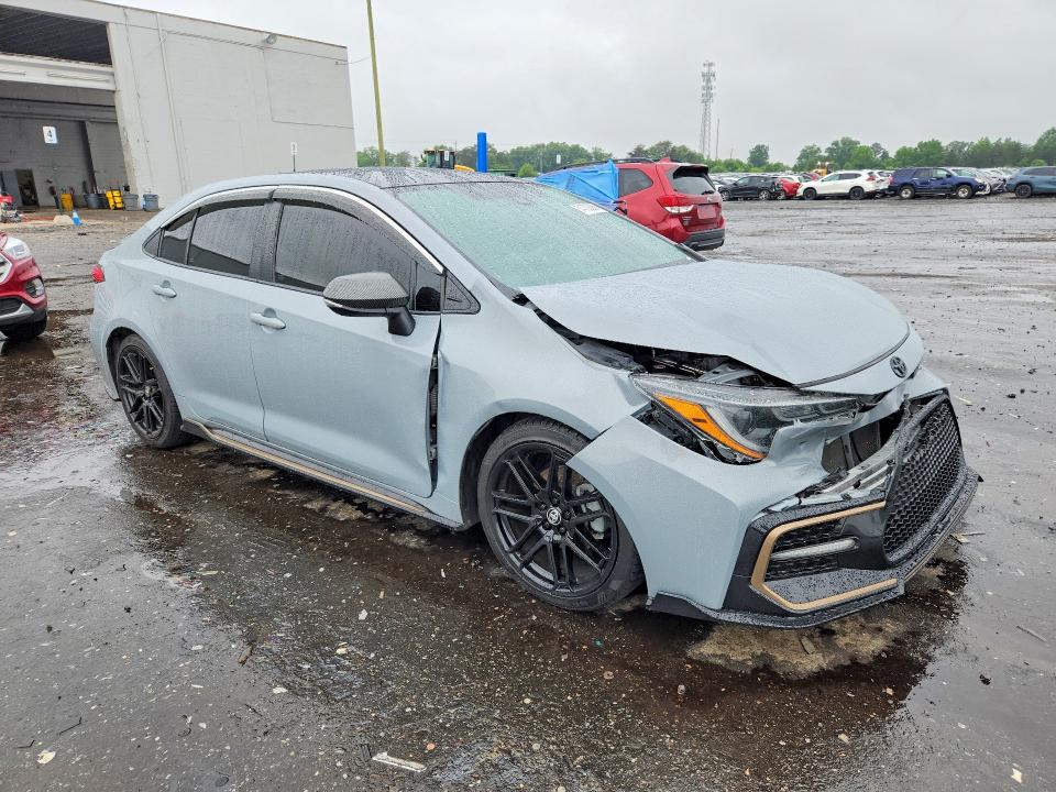 2022 Toyota Corolla VIN 5YFS4MCE2NP101548 COPART salvage auction — FRONT END, Va - Cert Of Title - Salvage, sold $7,600 on 2026-07-08 (photo 4)