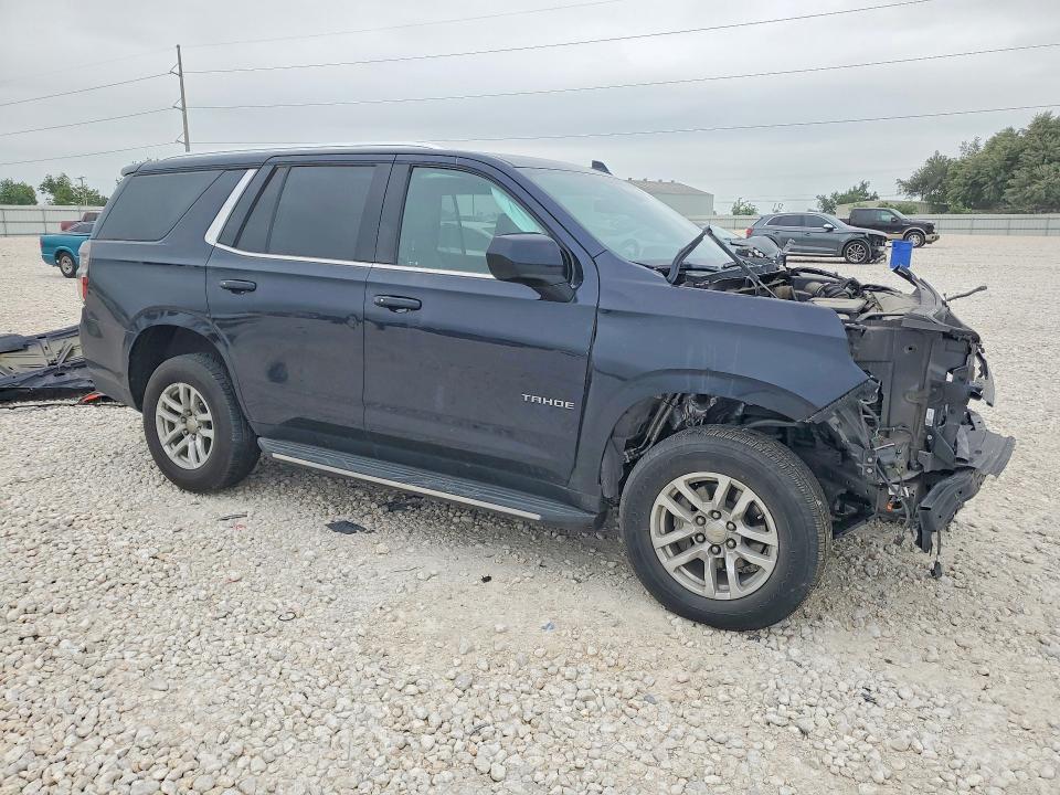 2021 Chevrolet Tahoe VIN 1GNSCNKD1MR349853 COPART salvage auction — FRONT END, Tx - Salvage Vehicle Title, sold $10,100 on 2026-07-02 (photo 4)