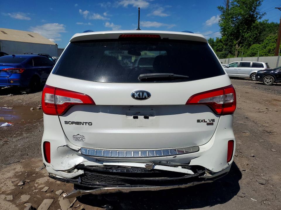 2014 Kia Sorento VIN 5XYKWDA7XEG527071 COPART salvage auction — REAR END, PA - CERTIFICATE OF SALVAGE, sold $2,700 on 2026-07-13 (photo 6)