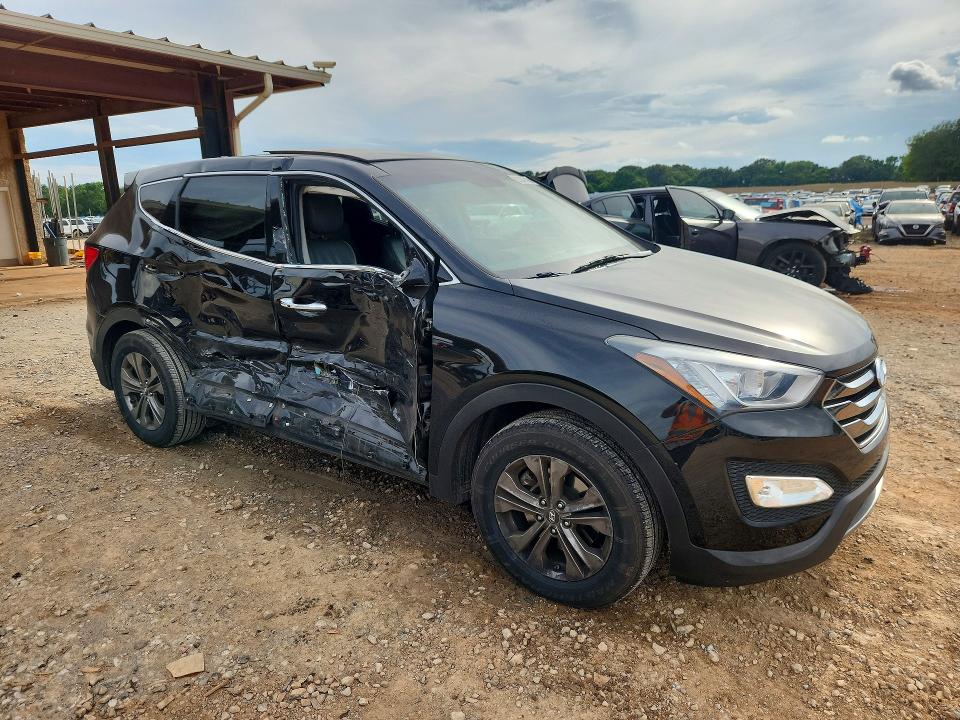 2013 Hyundai Santa fe VIN 5XYZU3LB1DG092553 COPART salvage auction — SIDE, Al - Cert Of Title-Salvage Title, sold $1,500 on 2026-07-08 (photo 4)