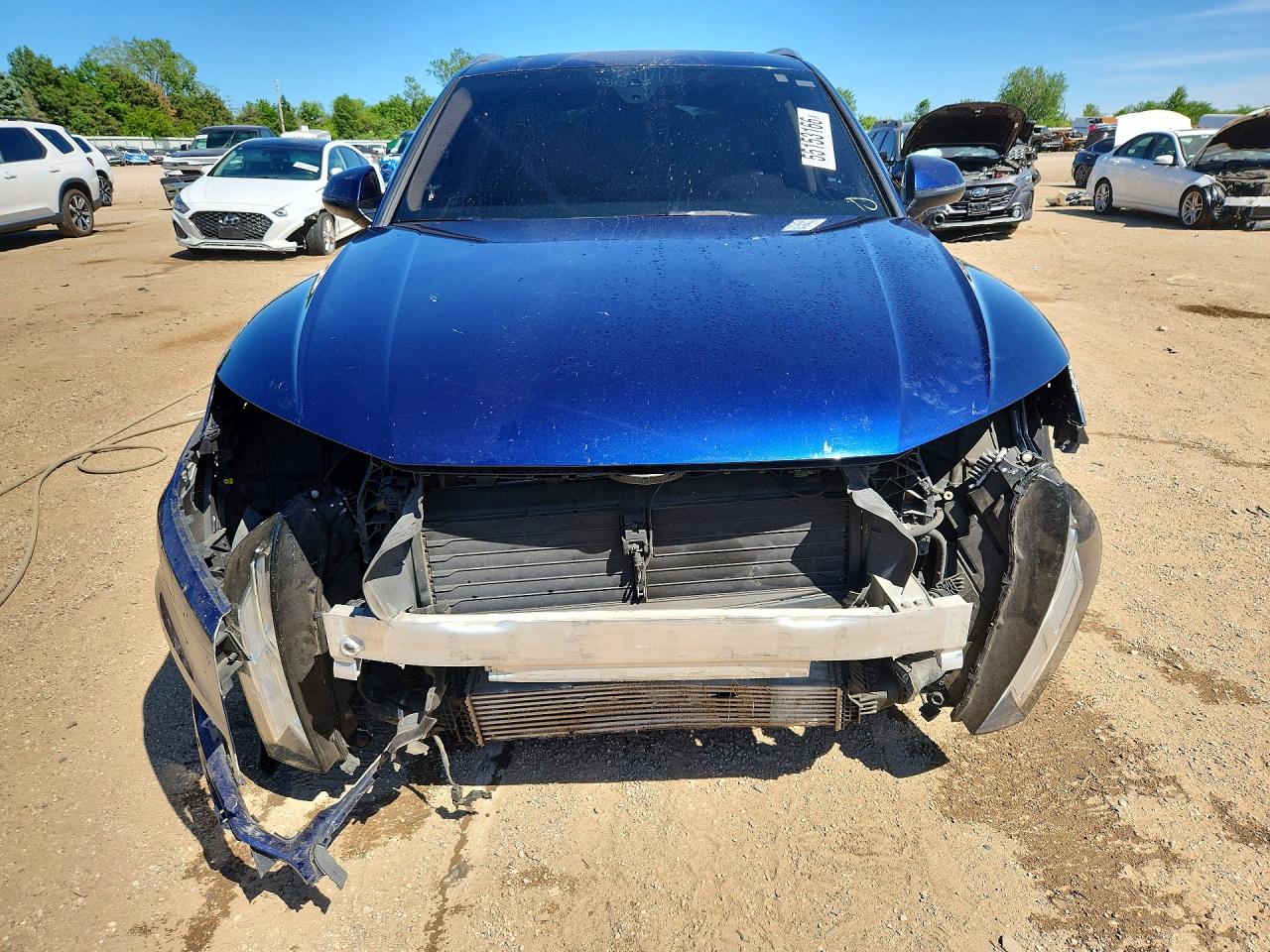 2018 Audi Q5 VIN WA1BNAFY6J2003417 COPART salvage auction — Front End, IL - SALVAGE CERTIFICATE, sold $6,000 on 2026-06-30 (photo 5)