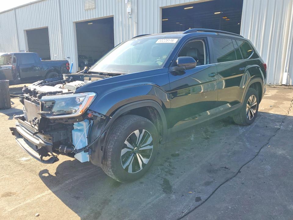 2024 Volkswagen Atlas VIN 1V2DR2CA7RC608342 COPART salvage auction — FRONT END, Fl - Certificate Of Destruction, sold $7,400 on 2026-07-29 (photo 1)