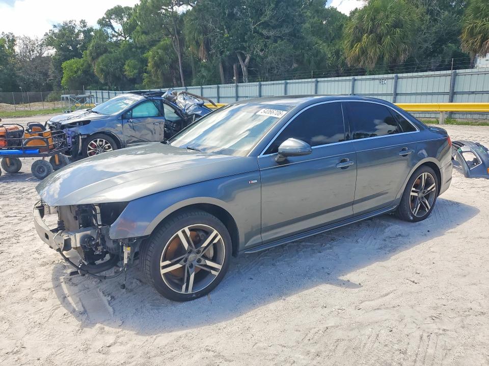 2017 Audi A4 VIN WAULNAF45HN016947 COPART salvage auction — FRONT END, Fl - Cert Of Title Slvg Rebuildable, sold $2,750 on 2026-07-22 (photo 1)