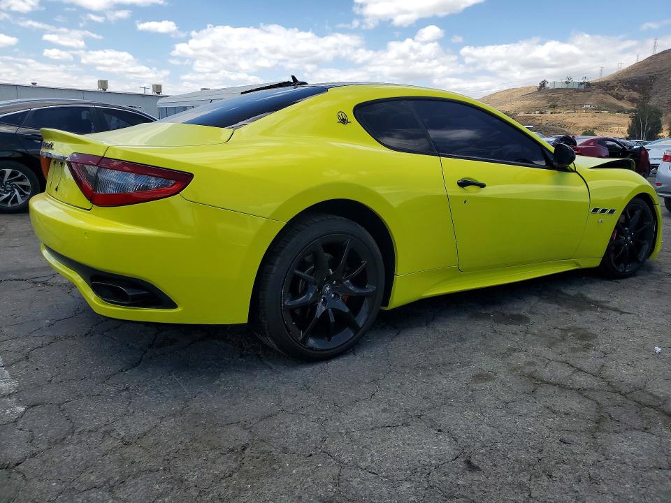 2013 Maserati Granturismo VIN ZAM45VLA8D0069105 COPART salvage auction — FRONT END, Ca - Salvage Certificate, sold $4,650 on 2026-08-10 (photo 3)