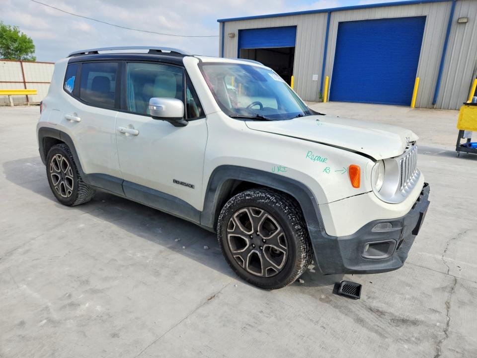 2017 Jeep Renegade VIN ZACCJADB1HPF30298 COPART salvage auction — FRONT END, TX - CERTIFICATE OF TITLE, sold $2,600 on 2026-07-17 (photo 4)
