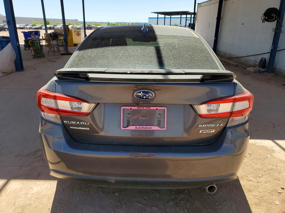 2022 Subaru Impreza VIN 4S3GKAM63N3609649 COPART salvage auction — FRONT END, Az - Cert Of Title - Salvage, sold $5,400 on 2026-07-09 (photo 6)