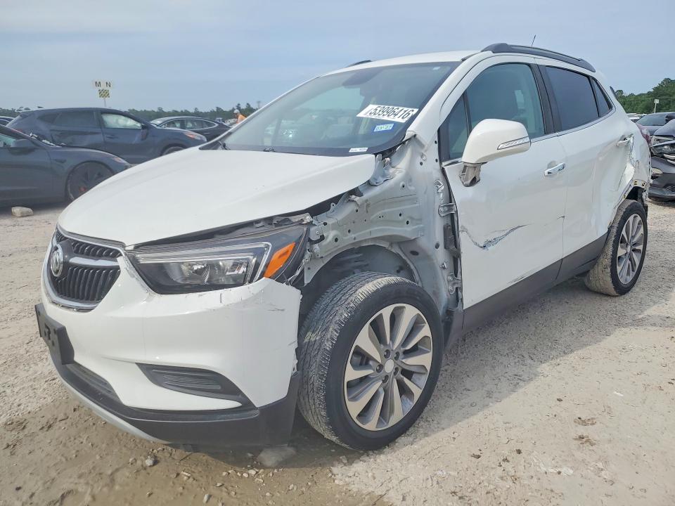 2018 Buick Encore VIN KL4CJASB5JB719226 COPART salvage auction — SIDE, TX - SALVAGE VEHICLE TITLE, sold $1,850 on 2026-07-28 (photo 1)
