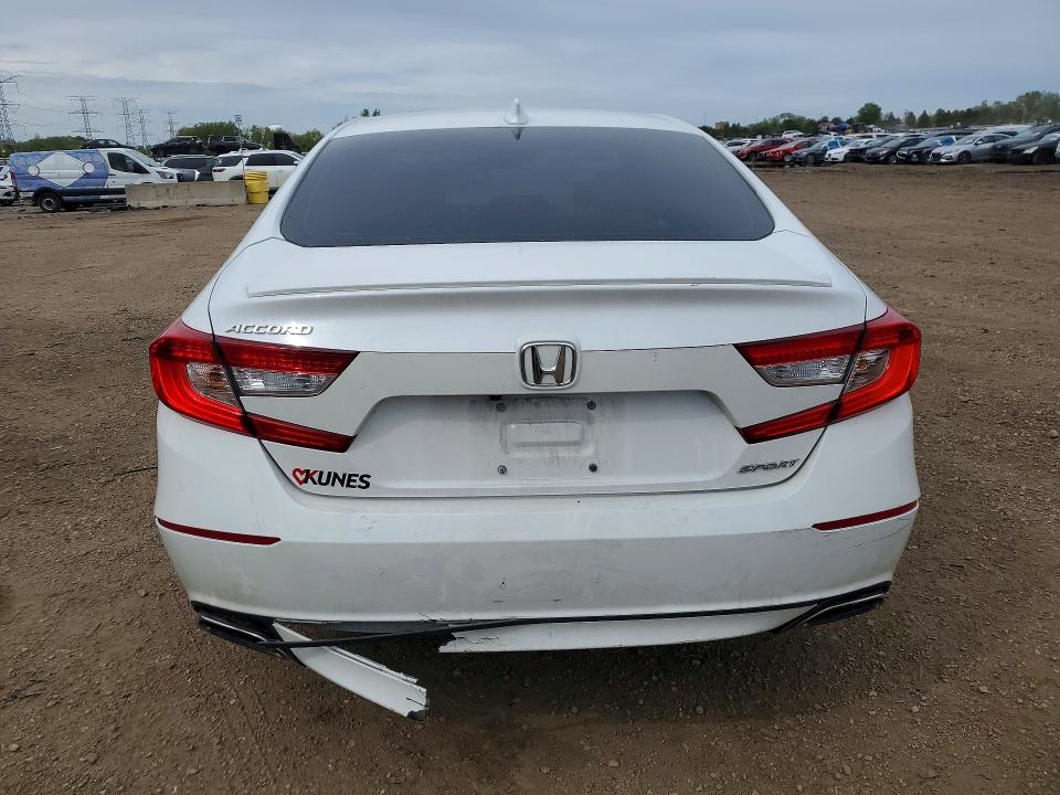 2019 Honda Accord VIN 1HGCV1F3XKA033544 COPART salvage auction — FRONT END, Il - Salvage Certificate, sold $4,650 on 2026-07-09 (photo 6)