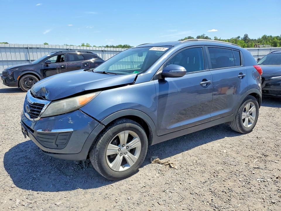 2011 Kia Sportage VIN KNDPB3A24B7023379 COPART salvage auction — FRONT END, Va - Cert Of Title - Salvage, sold $1,450 on 2026-07-08 (photo 1)