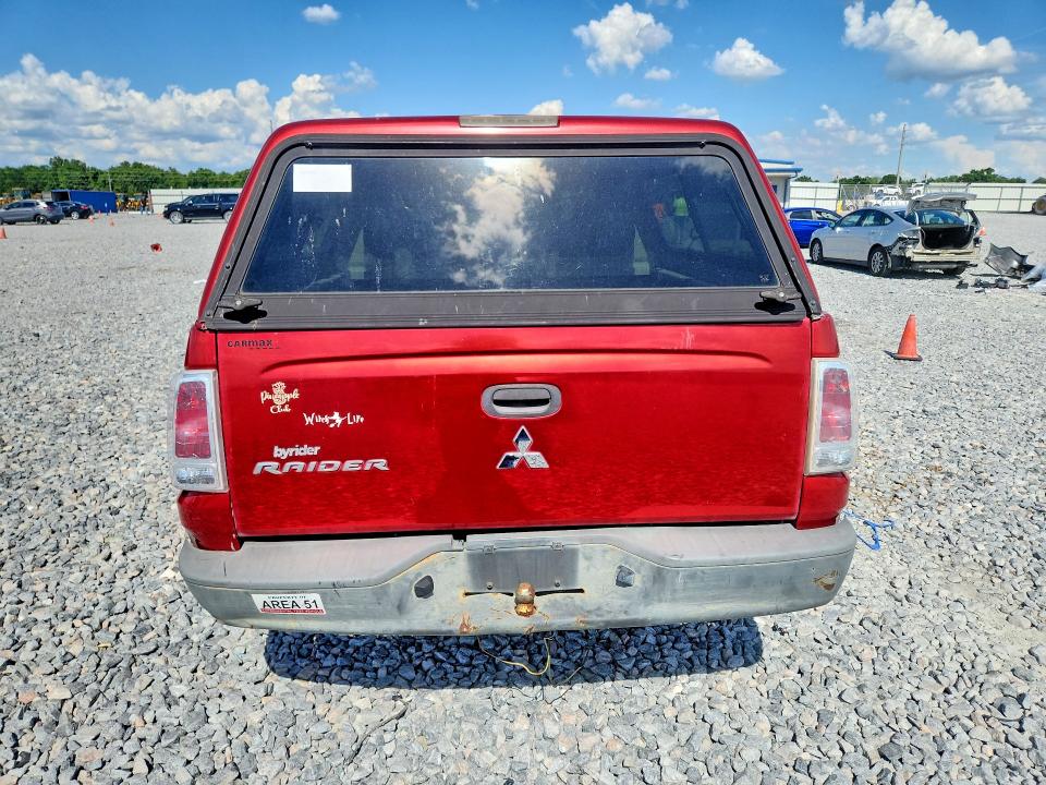 2006 Mitsubishi Raider VIN 1Z7HC28K46S574372 COPART salvage auction — FRONT END, FL - CERT OF TITLE SLVG REBUILDABLE, sold $825 on 2026-07-10 (photo 6)
