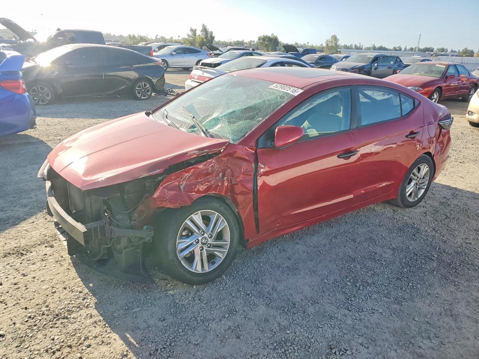2019 Hyundai Elantra VIN KMHD84LF8KU781939 — COPART salvage auction photo