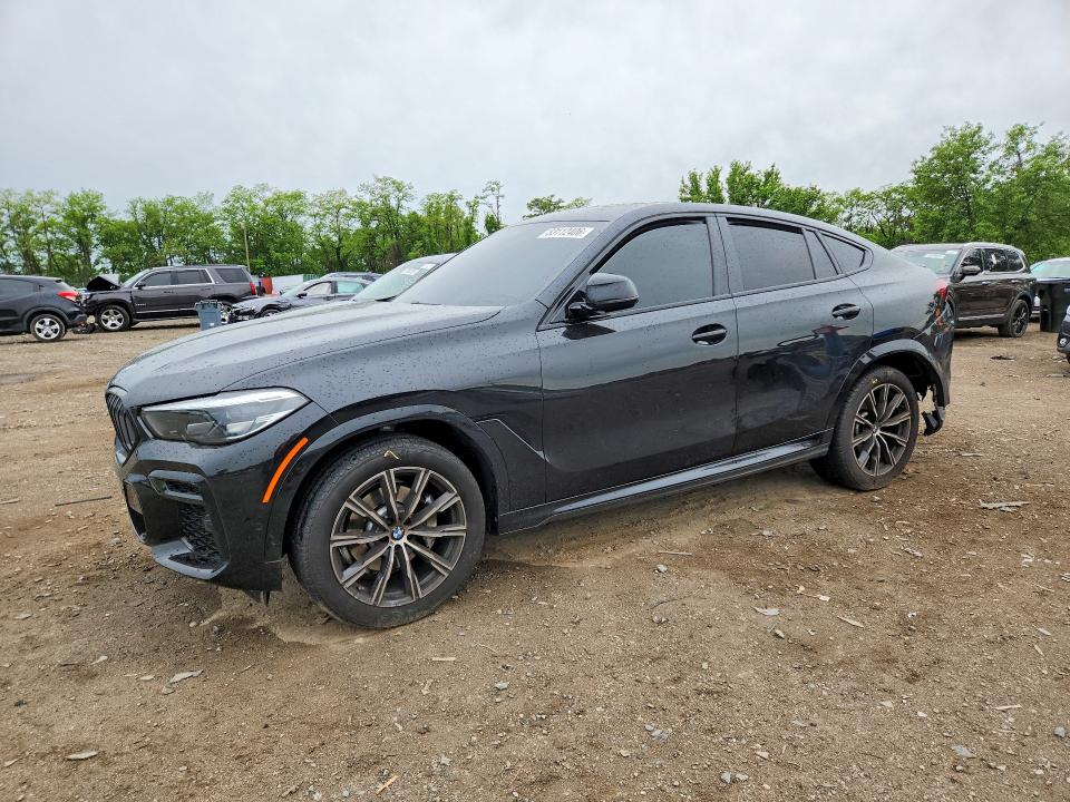 2022 BMW X6 VIN 5UXCY6C01N9K85524 COPART salvage auction — REAR END, Md - Cert Of Salvage > 75% Damage, sold $3,450 on 2026-07-28 (photo 1)