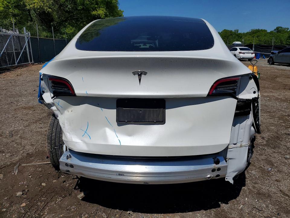 2024 Tesla VIN 7SAYGDED7RF128447 COPART salvage auction — REAR END, Salvage Title, sold $9,600 on 2026-07-23 (photo 6)