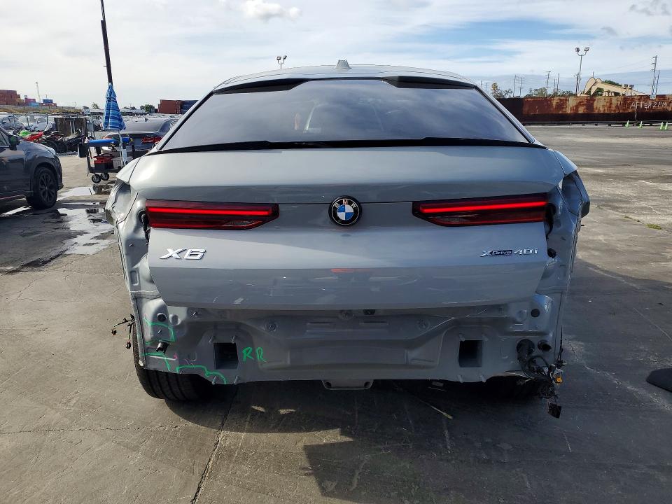 2025 BMW VIN 5UX33EX05S9Z19738 COPART salvage auction — REAR END, Ca - Salvage Certificate, sold $55,000 on 2026-07-08 (photo 6)