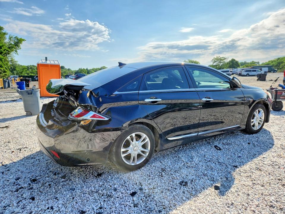2014 Hyundai Sonata VIN KMHEC4A40EA118049 COPART salvage auction — REAR END, MD - CERT OF SALVAGE > 75% DAMAGE, sold $125 on 2026-07-30 (photo 3)