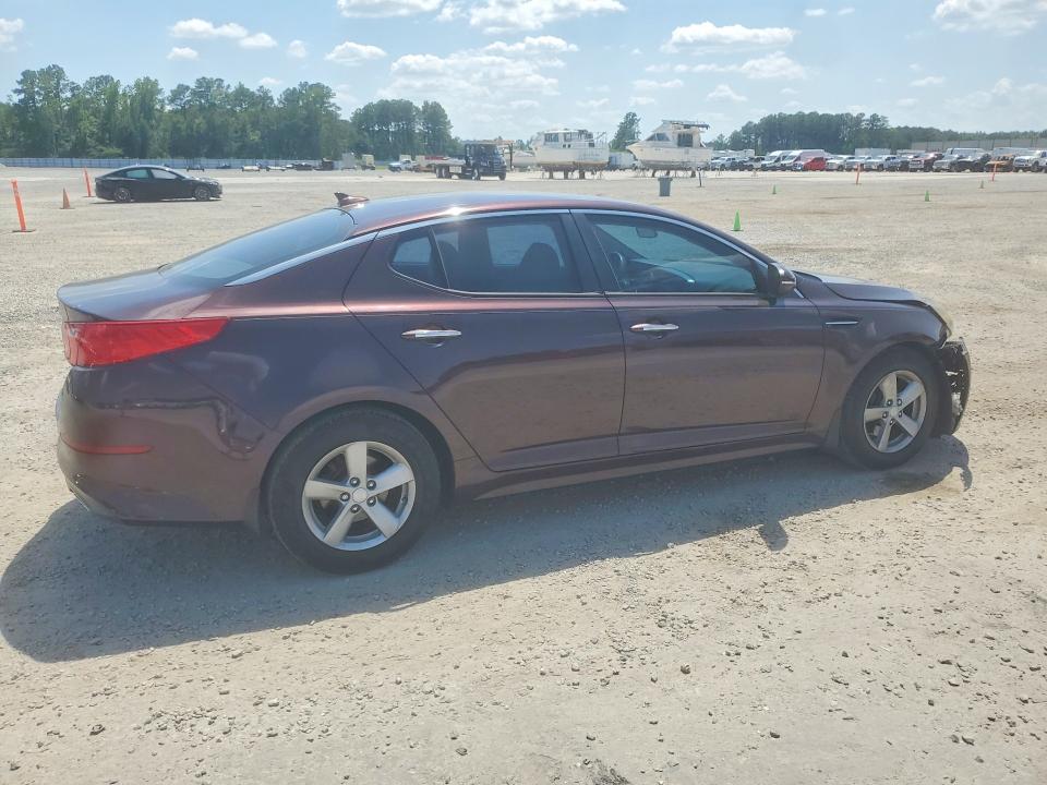 2014 Kia VIN 5XXGM4A70EG287545 COPART salvage auction — FRONT END, Nc - Salvage Certificate Of Title, sold $825 on 2026-07-13 (photo 3)