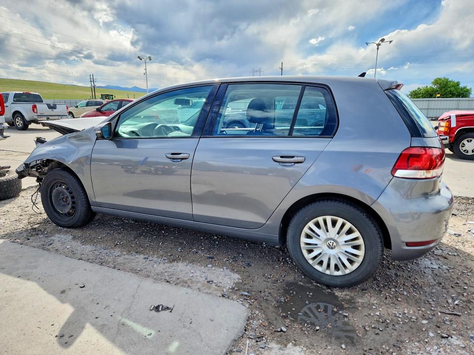 2012 Volkswagen Golf VIN WVWDB7AJ1CW113369 COPART salvage auction — FRONT END, Co - Public - Salvage Title, sold $500 on 2026-07-08 (photo 2)