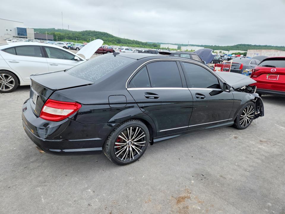 2011 Mercedes-benz C-klasse VIN WDDGF5EB3BR170264 COPART salvage auction — FRONT END, Ok - Cert Of Title-Salvage, sold $400 on 2026-08-21 (photo 3)