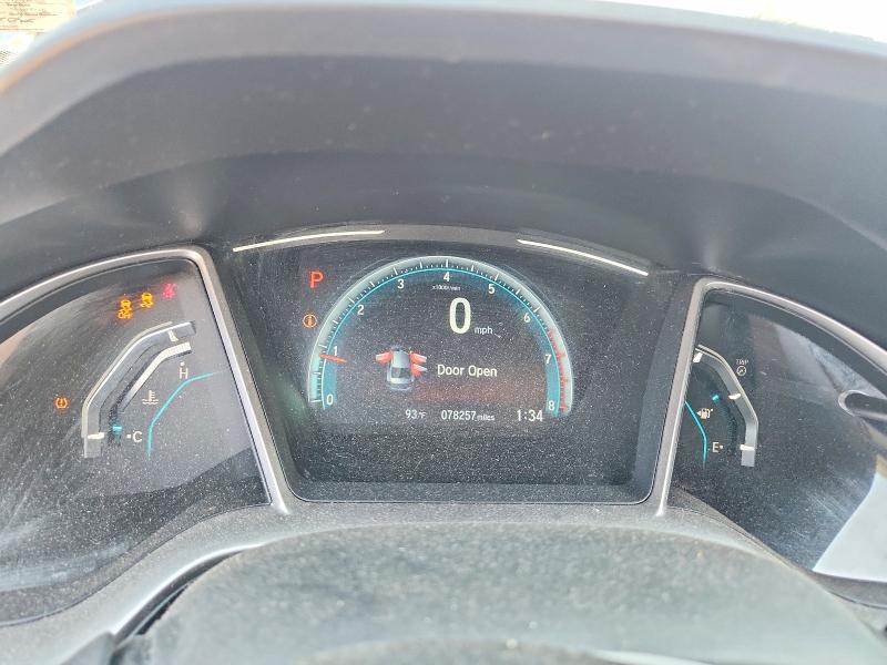 2018 Honda VIN JHMFC1F33JX018718 COPART salvage auction — FRONT END, Md - Cert Of Salvage > 75% Damage, sold $3,550 on 2026-07-07 (photo 9)