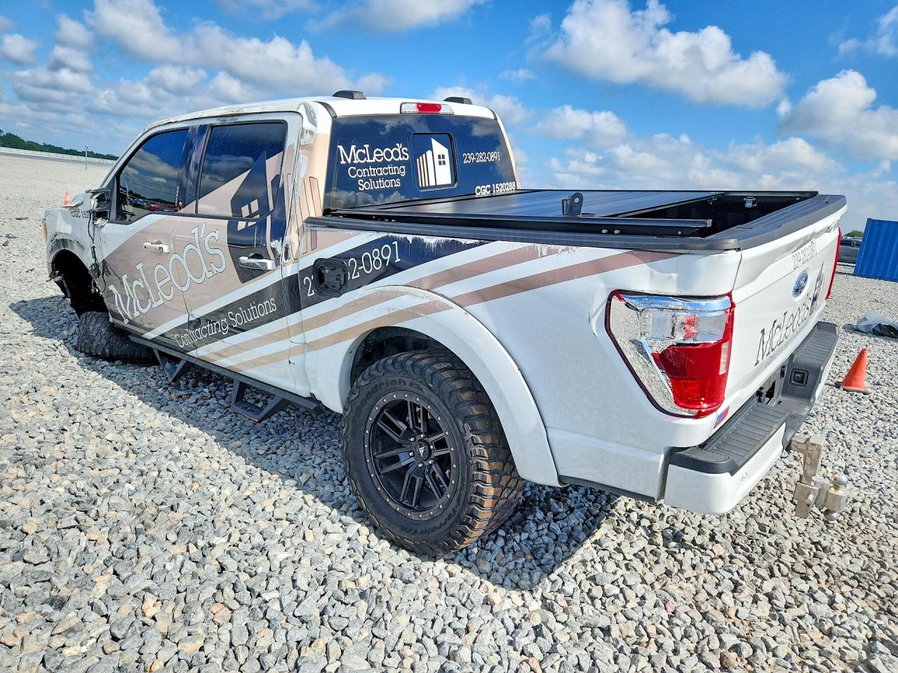 2022 Ford F150 VIN 1FTFW1E55NFA20221 COPART salvage auction — Rollover, FL - CERTIFICATE OF DESTRUCTION, sold $7,200 on 2026-06-30 (photo 2)