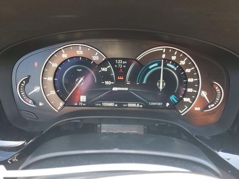 2019 BMW 5 Series VIN WBAJA9C56KB389521 COPART salvage auction — Minor Dent/Scratches, CA - DIS/DLR/EXP ONLY CLEAN TITLE, sold $4,200 on 2026-06-30 (photo 9)