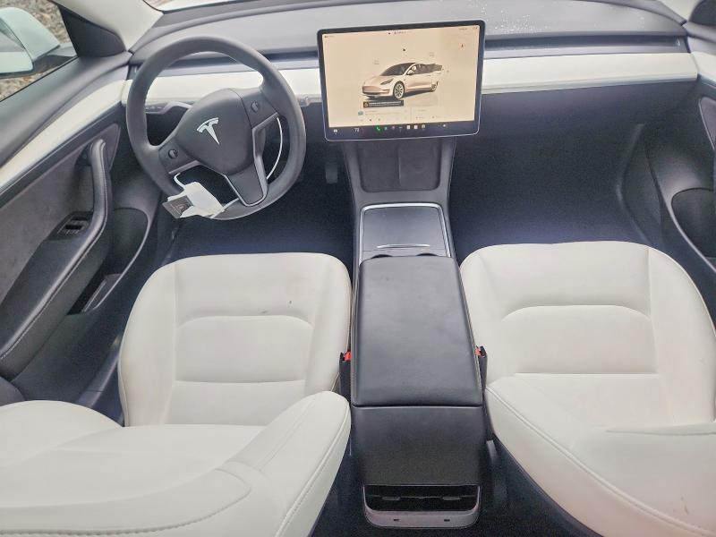 2022 Tesla Model 3 VIN 5YJ3E1EB6NF359893 COPART salvage auction — HAIL, Mo - Salvage Certificate Of Title, sold $9,500 on 2026-07-27 (photo 8)