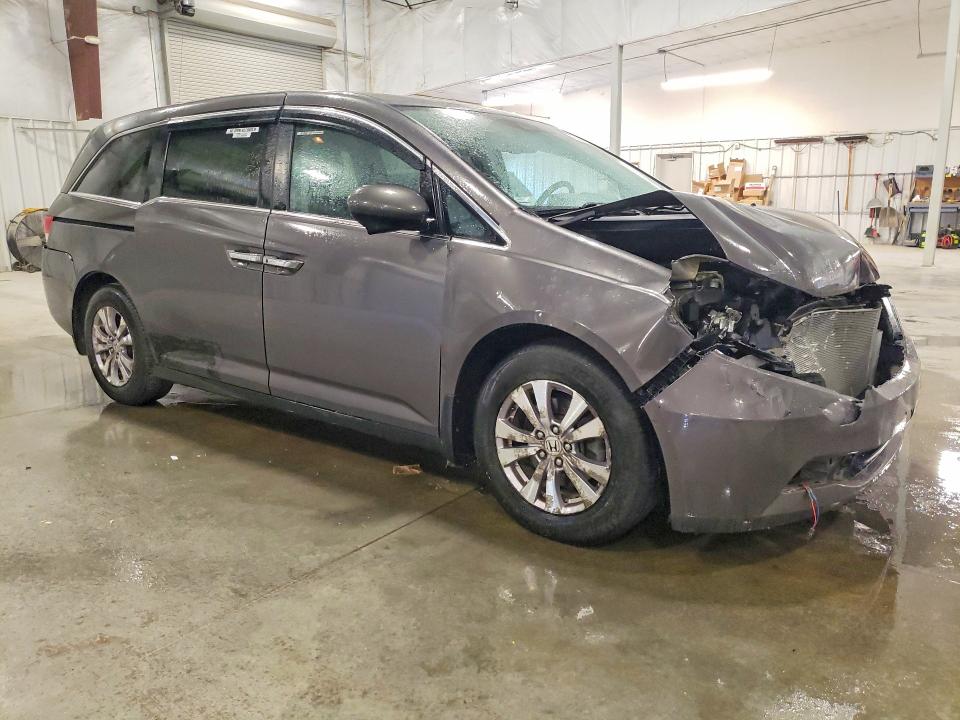 2016 Honda Odyssey VIN 5FNRL5H61GB043634 COPART salvage auction — FRONT END, Mn - Cert Of Title-Salvage, sold $1,300 on 2026-08-03 (photo 4)