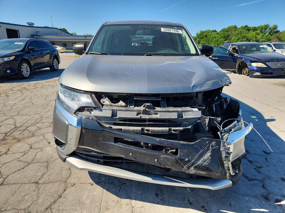 2018 Mitsubishi Outlander VIN JA4AD2A37JZ052763 COPART salvage auction — FRONT END, Tn - Salvage Certificate, sold $2,700 on 2026-07-20 (photo 5)