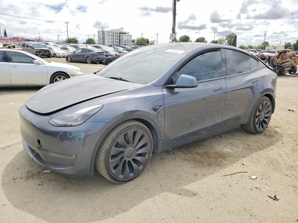 2023 Tesla VIN 7SAYGDEF0PF888413 COPART salvage auction — REAR END, Ca - Salvage Certificate, sold $10,500 on 2026-07-09 (photo 1)