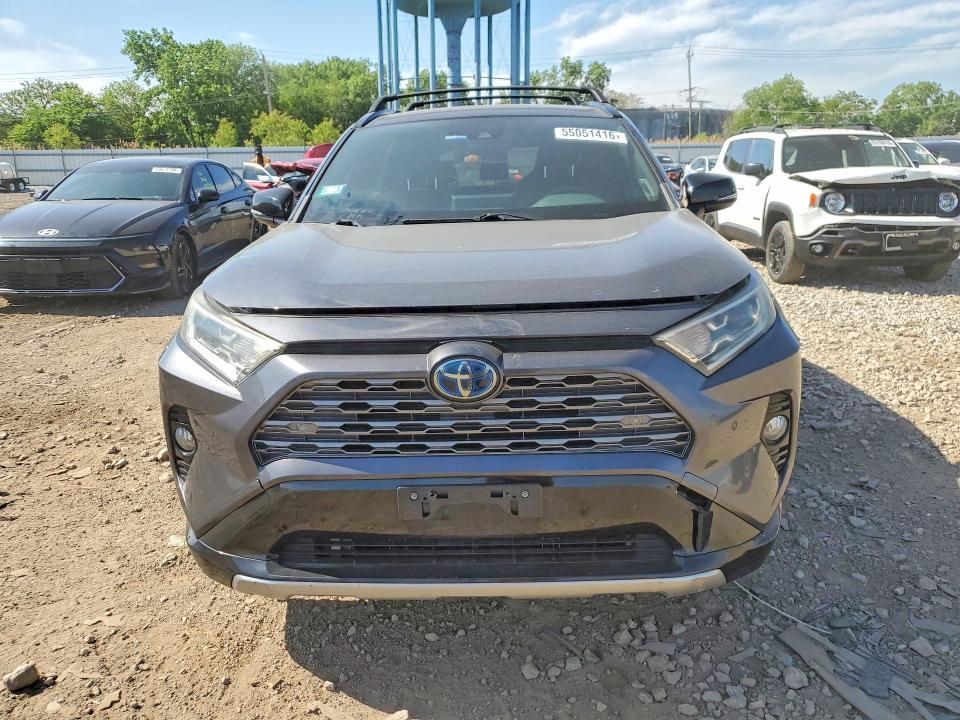 2019 Toyota VIN JTMEWRFV5KJ010581 COPART salvage auction — REAR END, IL - SALVAGE CERTIFICATE, sold $9,000 on 2026-07-24 (photo 5)