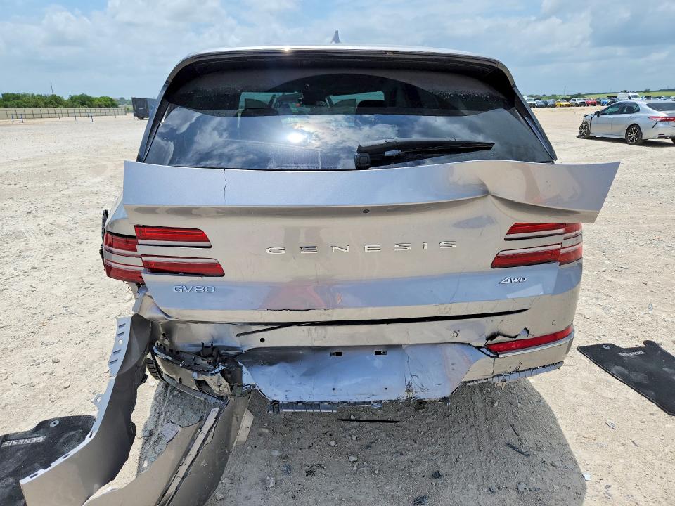 2024 Genesis VIN KMUHBDSBXRU209266 COPART salvage auction — REAR END, Tx - Salvage Vehicle Title, sold $4,550 on 2026-07-30 (photo 6)