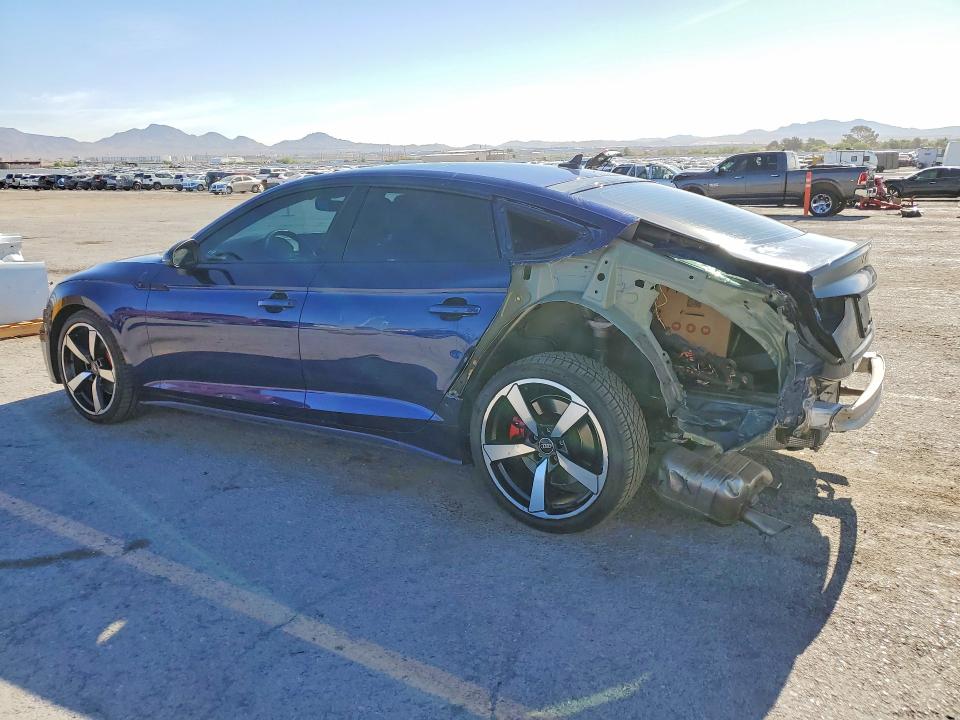 2023 Audi A5 VIN WAUFACF54PA019311 COPART salvage auction — SIDE, Nv - Salvage Title, sold $12,400 on 2026-08-13 (photo 2)
