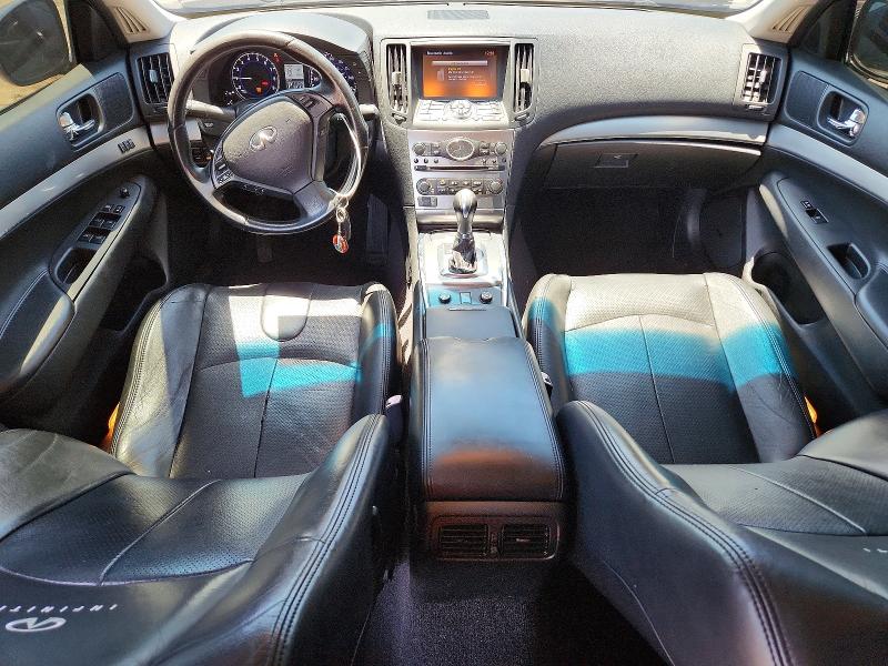2013 Infiniti G VIN JN1CV6AR7DM767361 COPART salvage auction — UNDERCARRIAGE, Md - Cert Of Salvage > 75% Damage, sold $500 on 2026-07-02 (photo 8)
