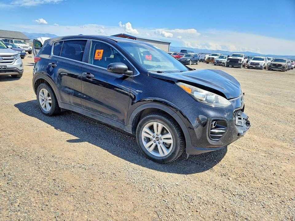 2018 Kia Sportage VIN KNDPMCAC8J7424600 COPART salvage auction — HAIL, Mt - Salvage Certificate Of A Vehic, sold $975 on 2026-07-28 (photo 4)