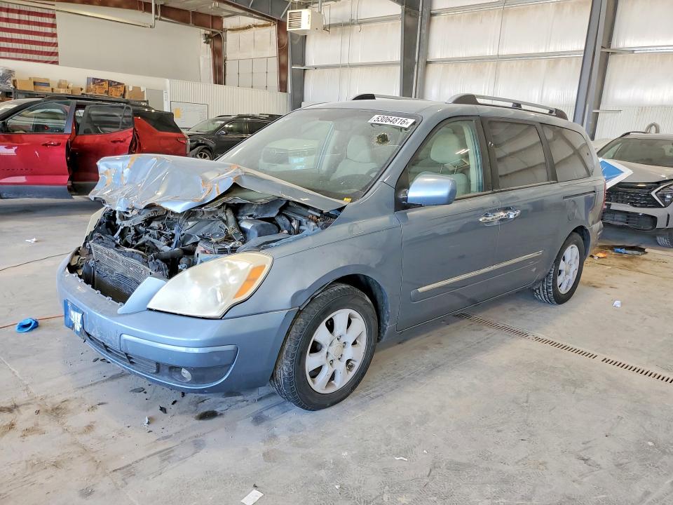 2007 Hyundai Entourage VIN KNDMC233X76014571 COPART salvage auction — FRONT END, TX - SALVAGE VEHICLE TITLE, sold $550 on 2026-07-28 (photo 1)