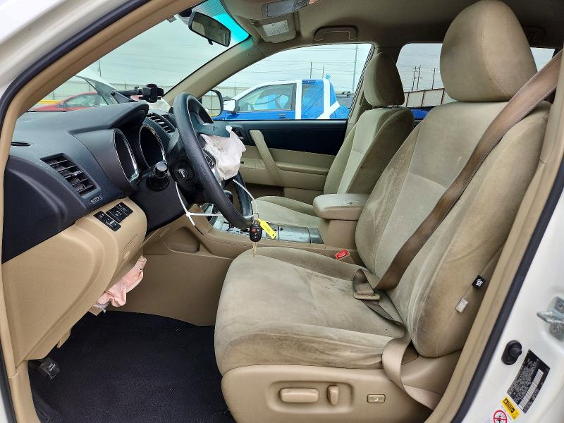 2013 Toyota Highlander VIN 5TDZA3EH8DS035196 COPART salvage auction — FRONT END, Tx - Salvage Vehicle Title, sold $1,750 on 2026-07-21 (photo 7)