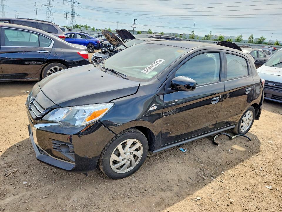 2022 Mitsubishi VIN ML32AUHJXNH005664 COPART salvage auction — FRONT END, Il - Salvage Certificate, sold $2,250 on 2026-07-28 (photo 1)