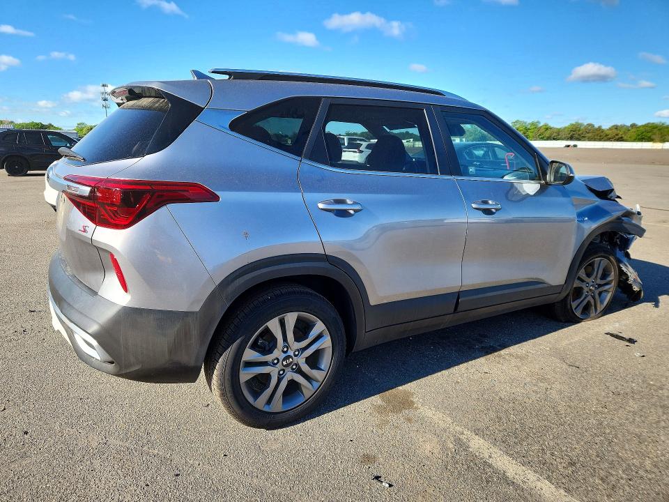 2021 Kia Seltos VIN KNDEUCAA6M7125312 COPART salvage auction — FRONT END, Ny - Mv-907A Salvage Certificate, sold $4,250 on 2026-07-13 (photo 3)
