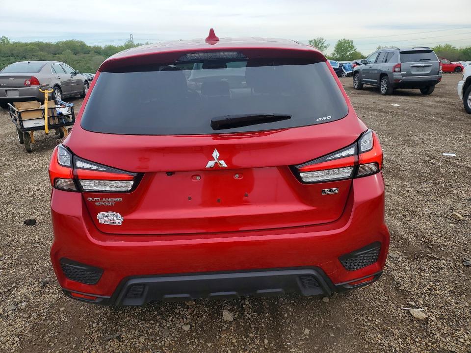 2024 Mitsubishi Outlander VIN JA4ARUAU4RU017709 COPART salvage auction — HAIL, Il - Salvage Certificate, sold $7,700 on 2026-07-15 (photo 6)