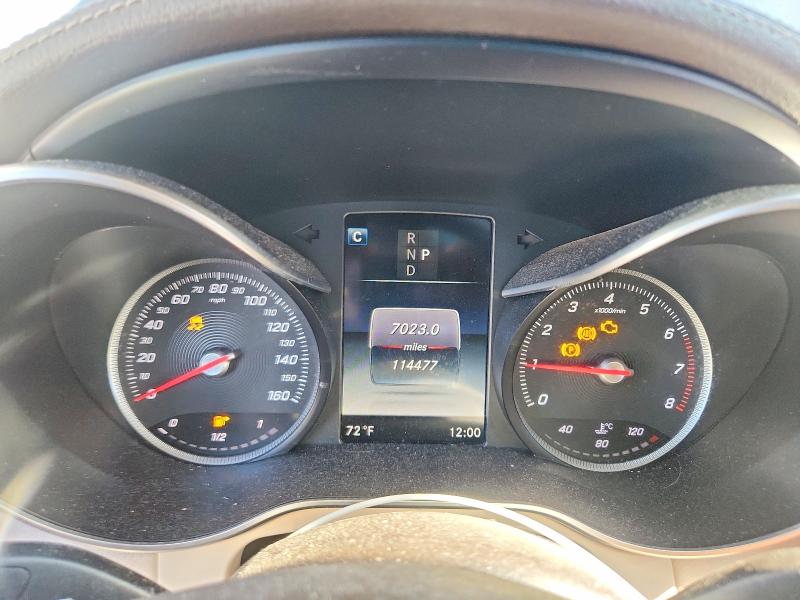 2016 Mercedes-benz Glc VIN WDC0G4KB8GF015641 COPART salvage auction — FRONT END, Mi - Certificate Of Title, sold $5,400 on 2026-07-06 (photo 9)