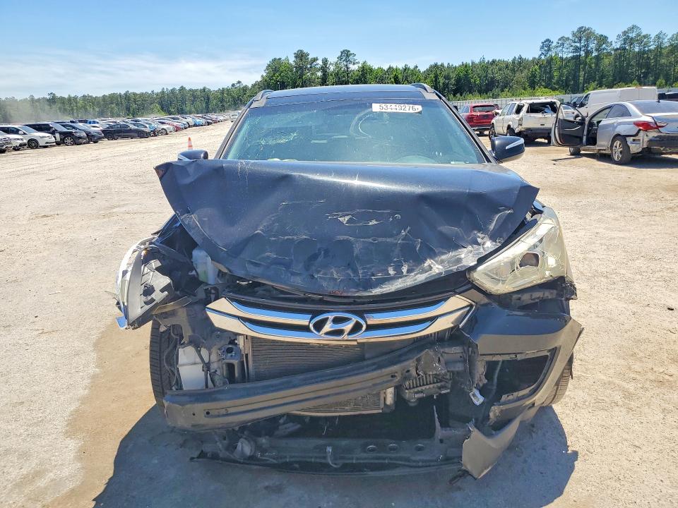 2014 Hyundai Santa fe VIN 5XYZW3LA6EG140230 COPART salvage auction — FRONT END, SC - CERT OF TITLE-SALVAGE, sold $975 on 2026-07-27 (photo 5)