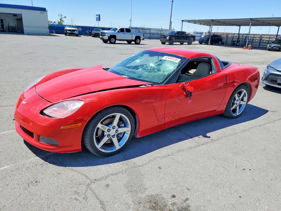 2006 Chevrolet Corvette VIN 1G1YY26UX65103769 COPART salvage auction — VANDALISM, Nm - Cert Of Title-Salvage, sold $5,600 on 2026-07-24 (photo 1)