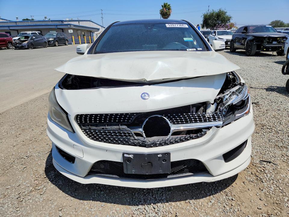 2015 Mercedes-benz Cla-klasse VIN WDDSJ4EBXFN279658 COPART salvage auction — FRONT END, Ca - Salvage Certificate, sold $1,300 on 2026-07-10 (photo 5)