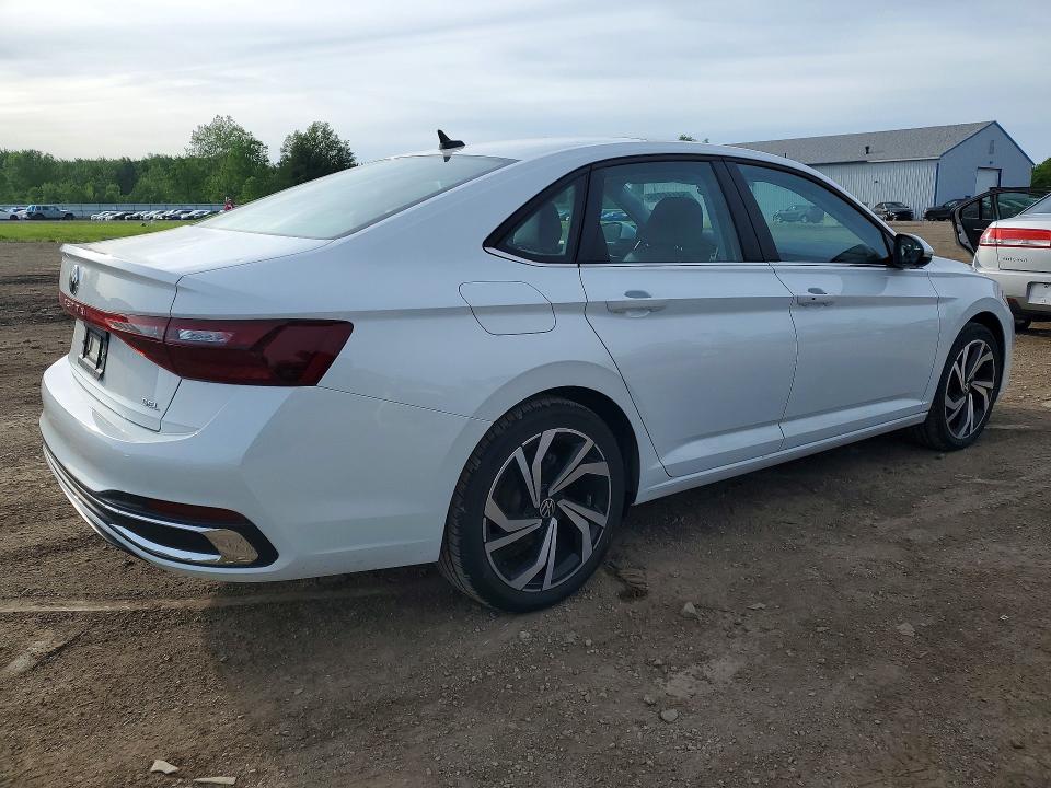 2025 Volkswagen Jetta VIN 3VWGX7BU3SM013616 COPART salvage auction — HAIL, Oh - Cert Of Title-Salvage, sold $9,200 on 2026-07-27 (photo 3)