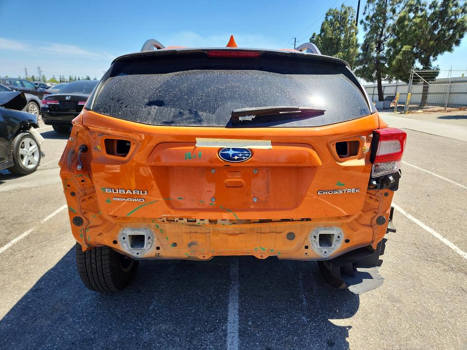 2019 Subaru Xv VIN JF2GTACC9K8254474 COPART salvage auction — REAR END, Ca - Salvage Certificate, sold $2,550 on 2026-07-09 (photo 6)