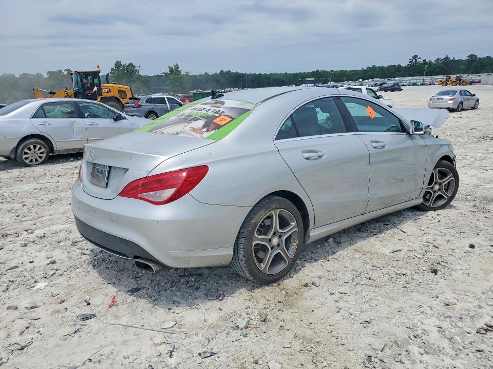 2014 Mercedes-benz Cla-klasse VIN WDDSJ4EB7EN041037 COPART salvage auction — FRONT END, GA - CERT OF TITLE-SALVAGE (P), sold $500 on 2026-07-27 (photo 3)