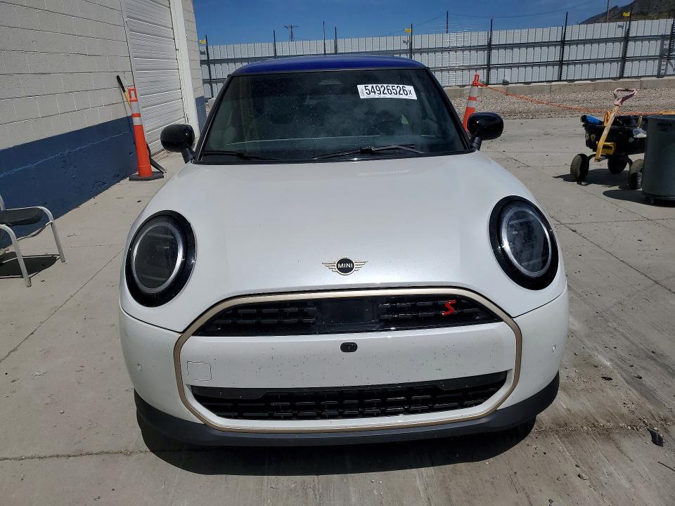 2025 Mini Cooper VIN WMW23GD0XS2W57640 COPART salvage auction — SIDE, Ut - Salvage Certificate, sold $7,700 on 2026-08-17 (photo 5)